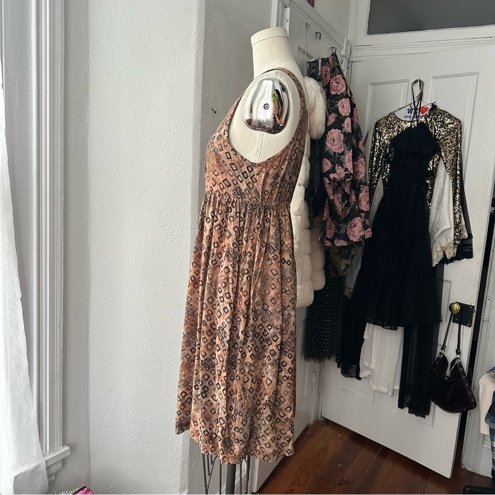 Vintage Kintamani by Wind River animal print sleeveless dress